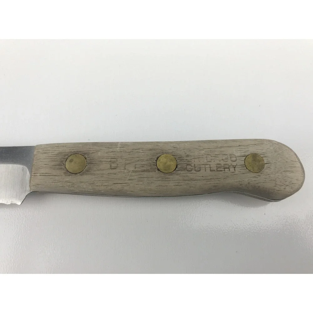 Chicago Cutlery BT7 Serrated Bread Knife Walnut Wood Handle Kitchen Utensil 7